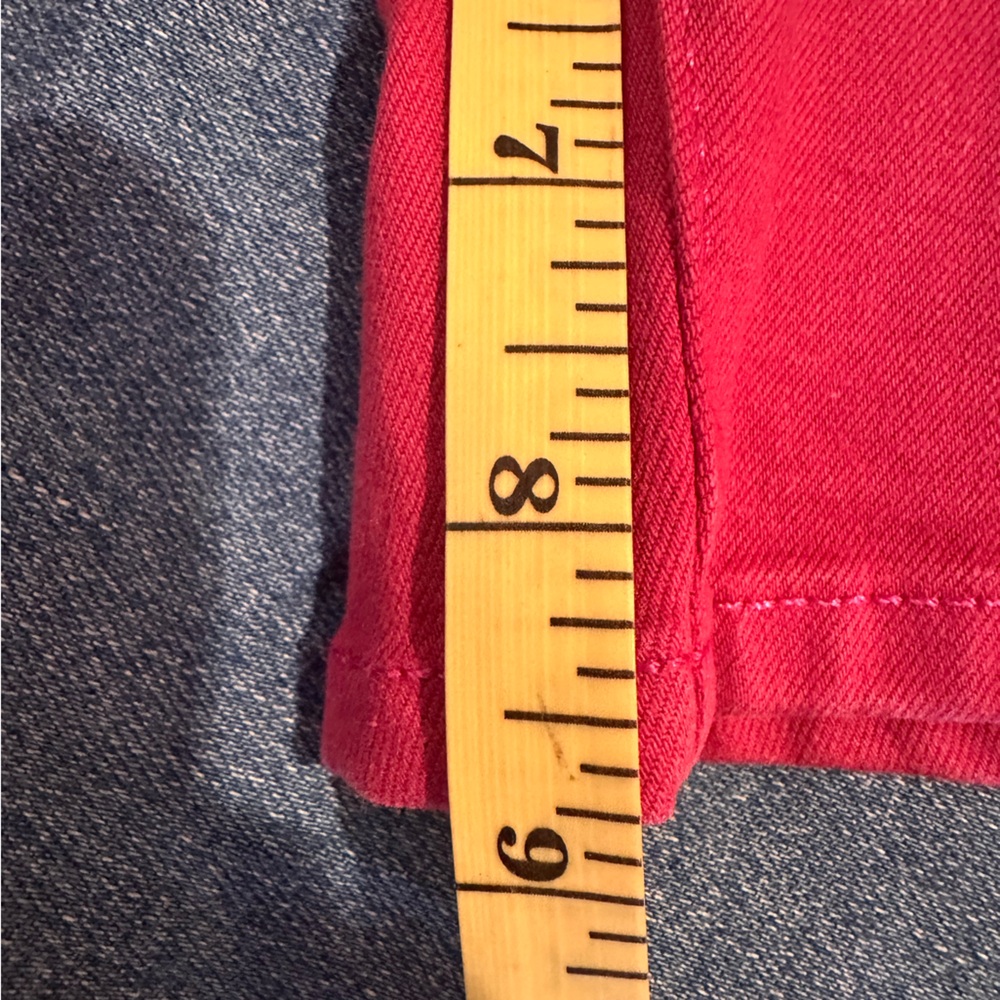 NYDJ Ella Fuchsia Jean Shorts 12 NWT - Picture 7 of 7